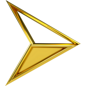 Bild von einem goldenen Pfeil